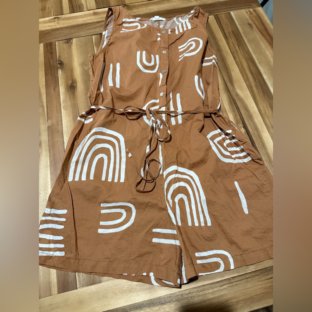 Grade & gather romper w/ pockets medium